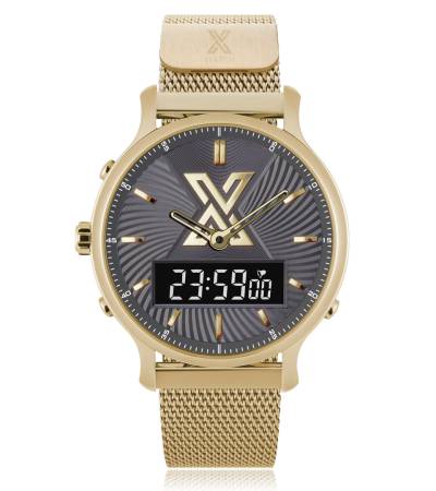 X WATCH DB GOLD&GREY