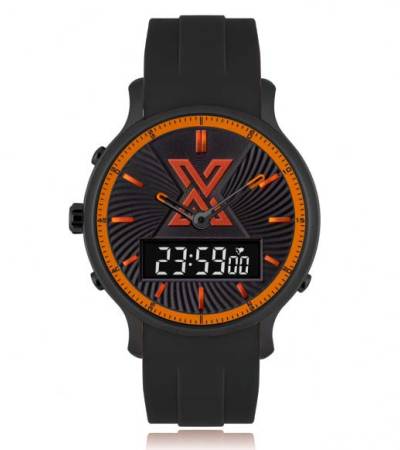 X WATCH DB ORANGE BLACK