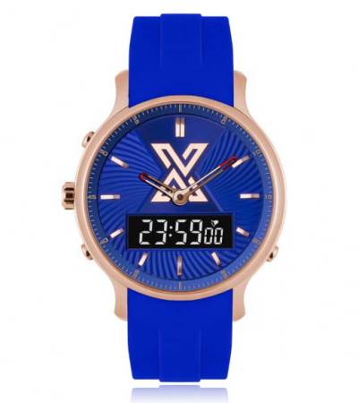 X WATCH DB ROSE BLUE