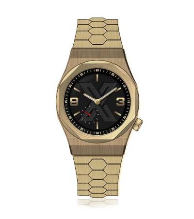 X WATCH X-E GOLD BLACK