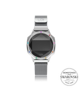 UPWATCH ICONIC SILVER LE SET WITH SWAROVSKI® TOPAZ LOOP BAND