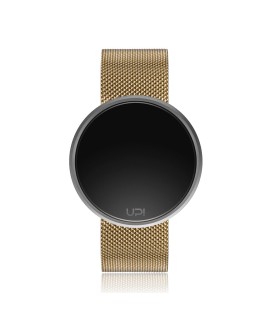 UPWATCH ROUND STEEL SILVER&GOLD TWO TONE