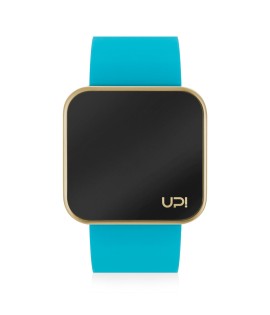 UPWATCH TOUCH MATTE GOLD&TURQUOISE +