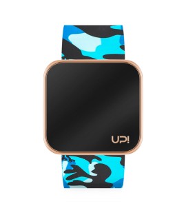 UPWATCH TOUCH SHINY ROSE&BLUE CAMOUFLAGE