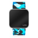 UPWATCH TOUCH SHINY SILVER&BLUE CAMOUFLAGE