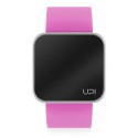 UPWATCH TOUCH SHINY SILVER&PINK