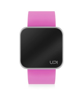 UPWATCH TOUCH SHINY SILVER&PINK