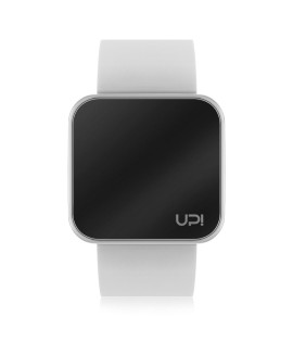 UPWATCH TOUCH SHINY SILVER&WHITE